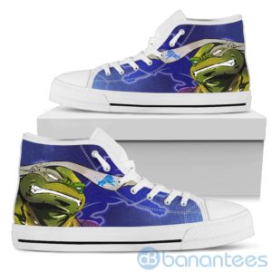 Ugly Tutle And Logo Of Detroit Lions Ninja High Top Shoes Product Photo