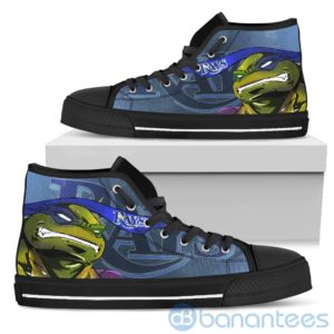 Ugly Tutle And Logo Of Tampa Bay Rays Ninja High Top Shoes Product Photo