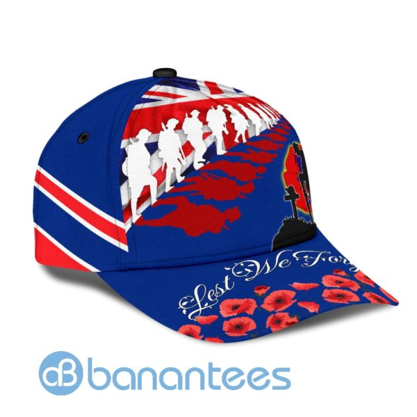 Uk Army Veteran Lest We Forget All Over Printed 3D Cap Product Photo