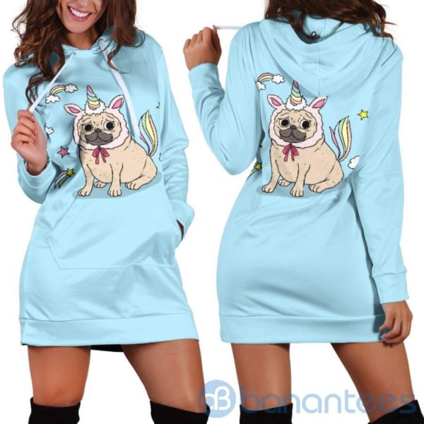 Unipug Pug Lover Hoodie Dress For Women Product Photo