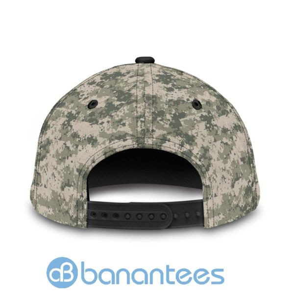 Us Army Veteran Personalized Name Black All Over Printed 3D Cap Product Photo