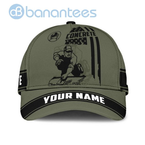 Us Concrete Custom Name Tattoo Cap Product Photo