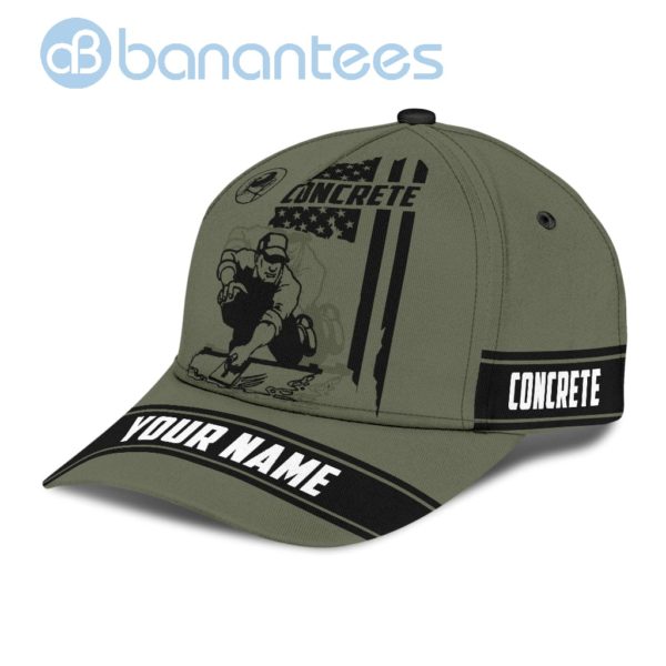 Us Concrete Custom Name Tattoo Cap Product Photo