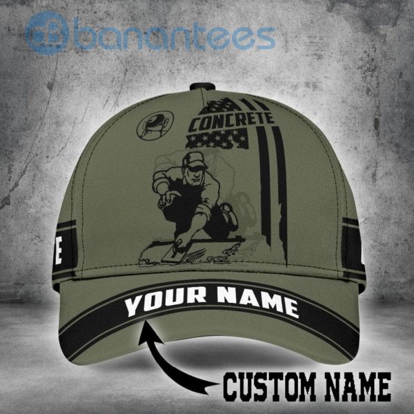Us Concrete Custom Name Tattoo Cap Product Photo