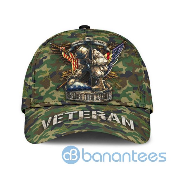 Us Veteran America All Over Printed 3D Cap Product Photo