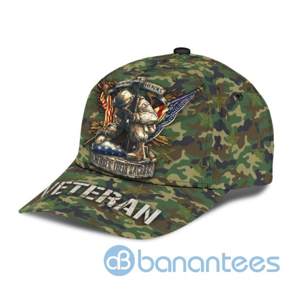 Us Veteran America All Over Printed 3D Cap Product Photo