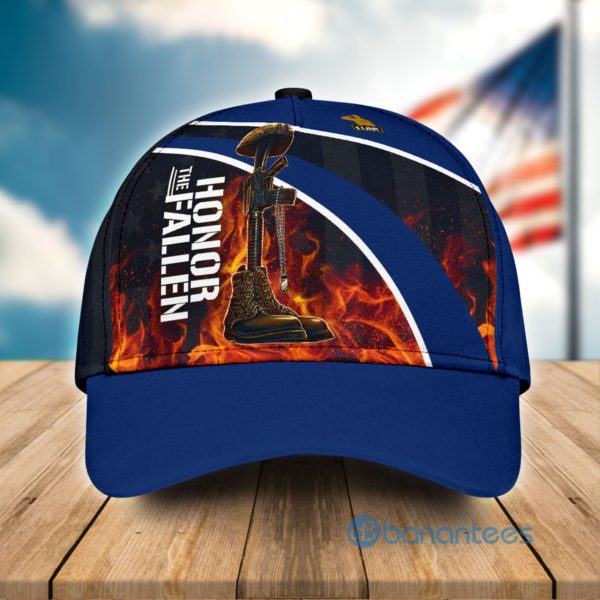 Us Veteran Honor The Fallen All Over Printed 3D Cap Product Photo