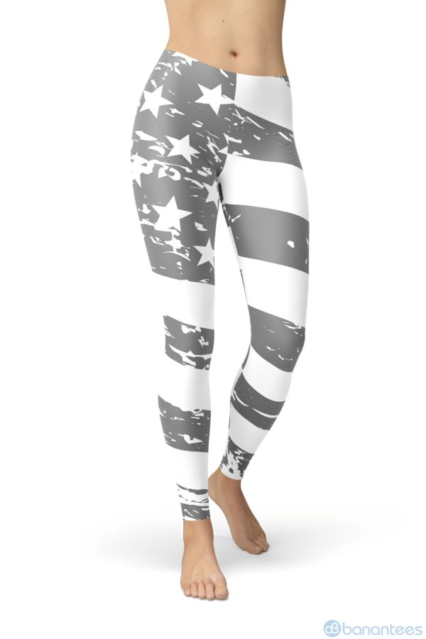 USA Flag Leggings For Women Product Photo