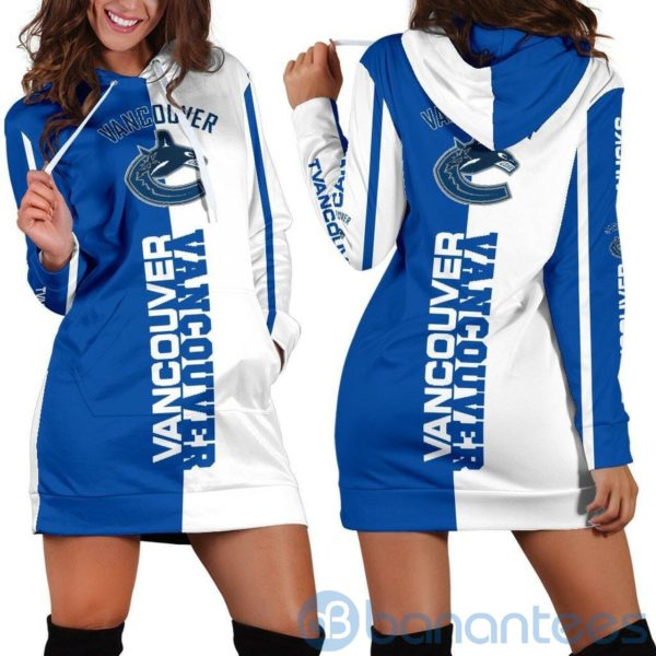 Vancouver Canucks Hoodie Dress For Women Product Photo