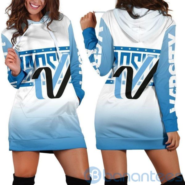 Varsity Hoodie Dress For Women Product Photo
