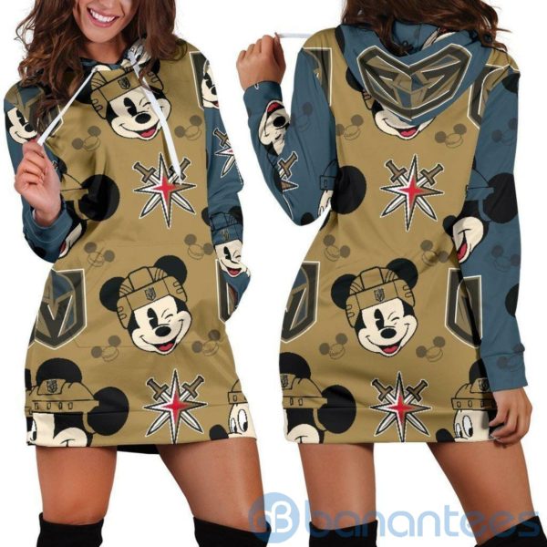 Vegas Golden Knights Hoodie Dress For Women Product Photo