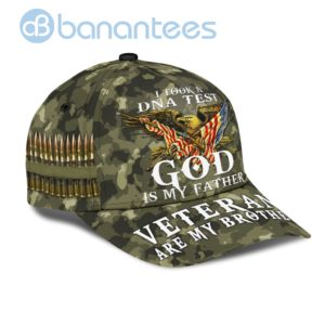 Veterans Are My Brothers Printed All Over Printed 3D Cap Product Photo