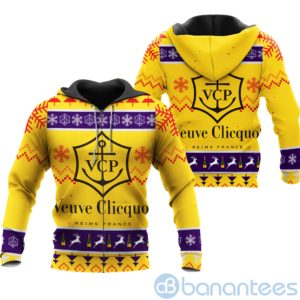 Veuve Clicquot Ugly Christmas All Over Printed 3D Shirt Product Photo