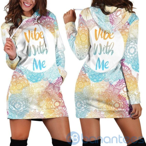 Vibe With Me Hoodie Dress For Women Product Photo