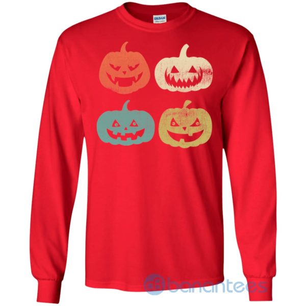 Vintage Pumpkin Shirt Adult Funny Pumpkin Halloween Sweatshirt Product Photo