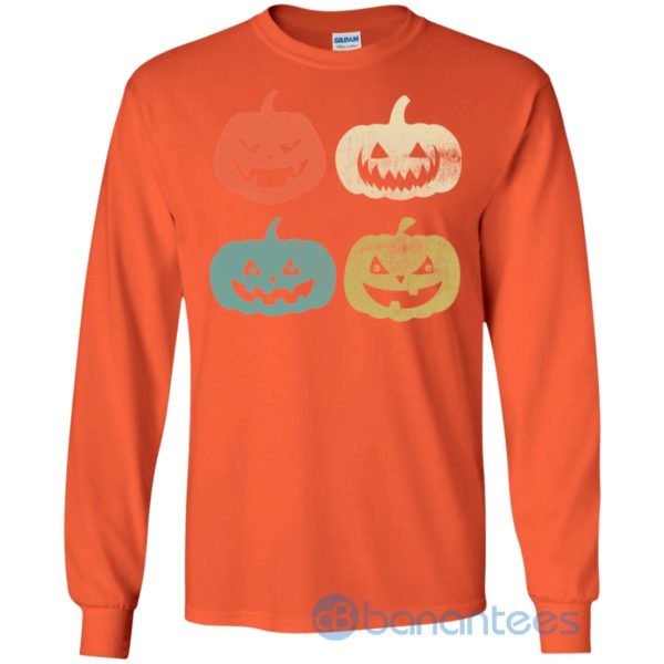 Vintage Pumpkin Shirt Adult Funny Pumpkin Halloween Sweatshirt Product Photo