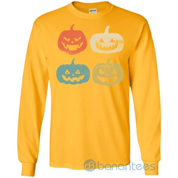 Vintage Pumpkin Shirt Adult Funny Pumpkin Halloween Sweatshirt Product Photo