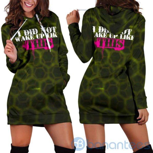 Wake Up Like This Hoodie Dress For Women Product Photo