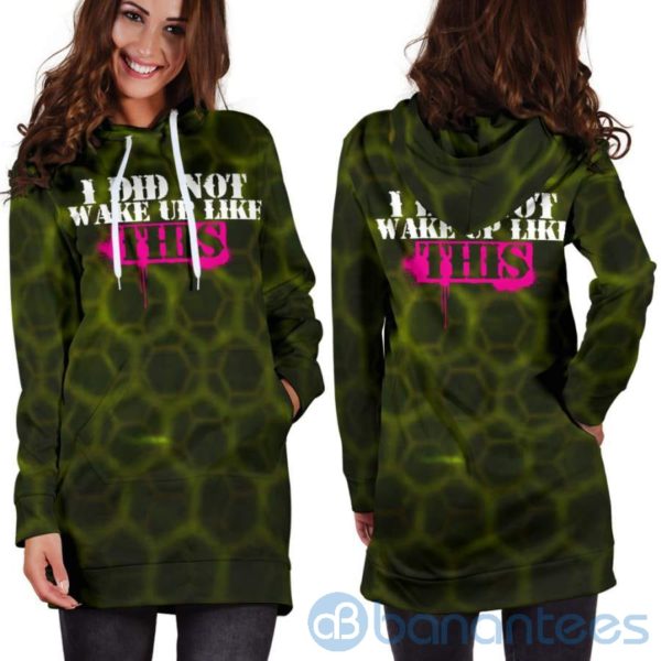 Wake Up Like This Hoodie Dress For Women Product Photo