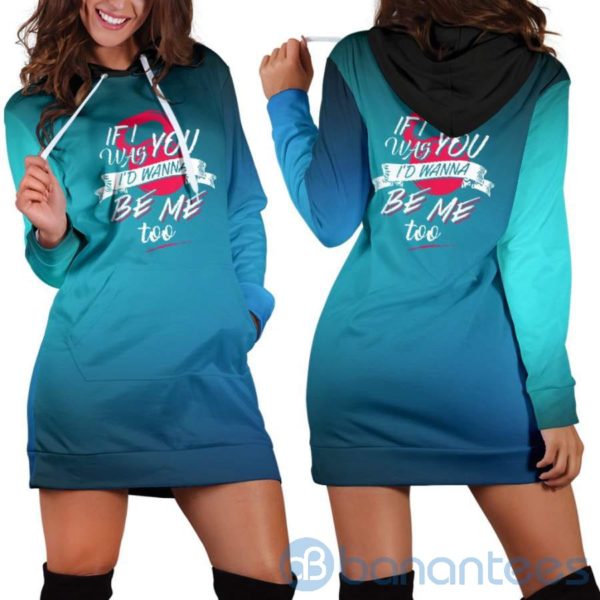 Wanna Be Me Hoodie Dress For Women Product Photo