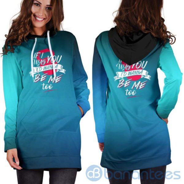 Wanna Be Me Hoodie Dress For Women Product Photo