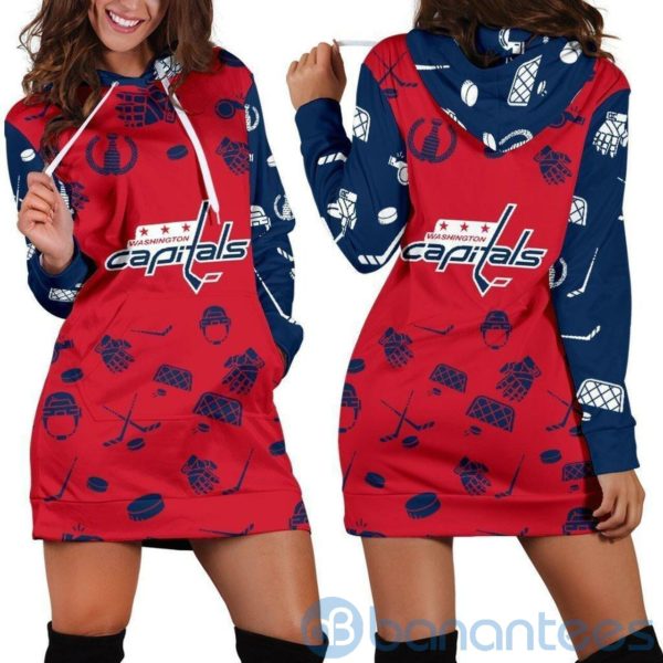Washington Capitals Hoodie Dress For Women Product Photo