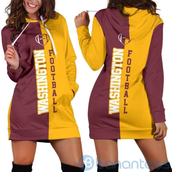 Washington Football Hoodie Dress For Women Product Photo