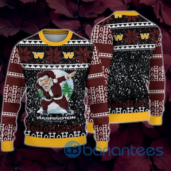 Washington Football Team Santa Claus Ho Ho Ho Full Printed 3D Sweatshirt Product Photo