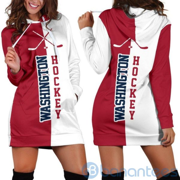 Washington Hockey Hoodie Dress For Women Product Photo