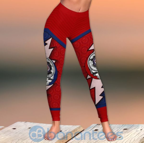 Washington Nationals Leggings And Criss Cross Tank Top For Women Product Photo