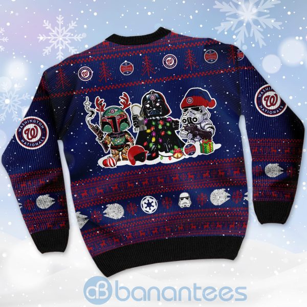 Washington Nationals Star Wars Ugly Christmas 3D Sweater Product Photo