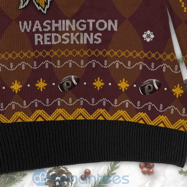 Washington Redskins American Football Black Ugly Christmas 3D Sweater Product Photo