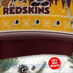 Washington Redskins Disney Donald Duck Mickey Mouse Goofy Custom Name Ugly Christmas 3D Sweater Product Photo