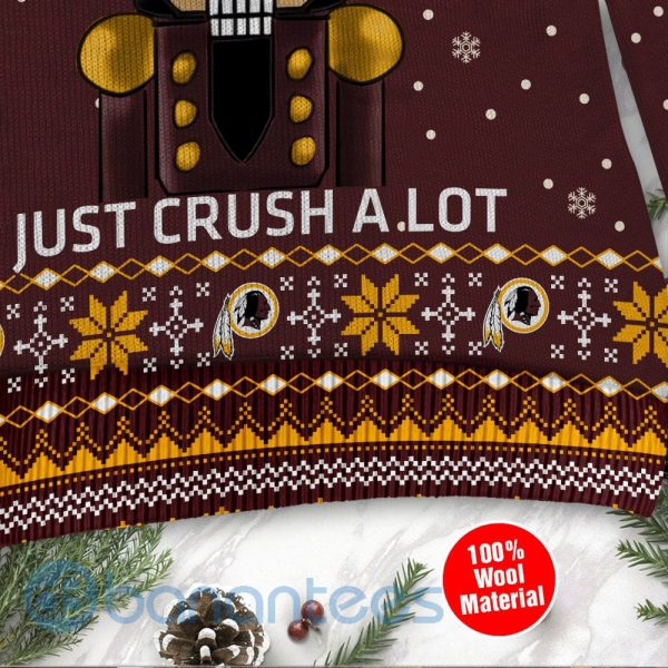 Washington Redskins I Am Not A Player I Just Crush Alot Ugly Christmas 3D Sweater Product Photo