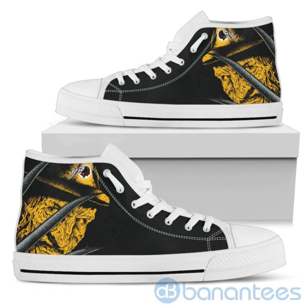 Washington Redskins Nightmare Freddy Yellowl High Top Shoes Product Photo