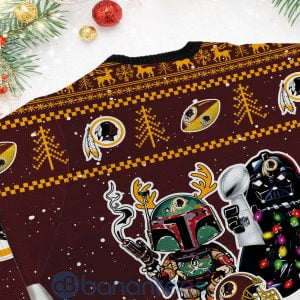 Washington Redskins Star Wars Ugly Christmas 3D Sweater Product Photo