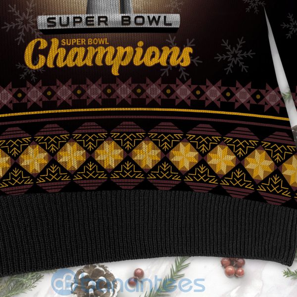 Washington Redskins Super Bowl Champions Cup Ugly Christmas 3D Sweater Product Photo