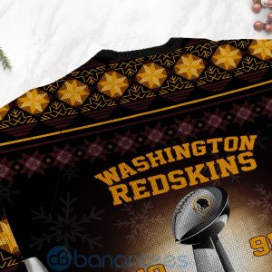 Washington Redskins Super Bowl Champions Cup Ugly Christmas 3D Sweater Product Photo
