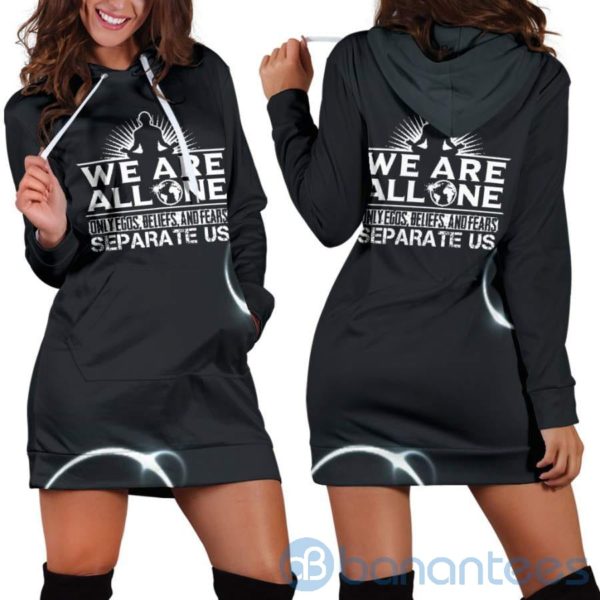 We Are One Hoodie Dress For Women Product Photo