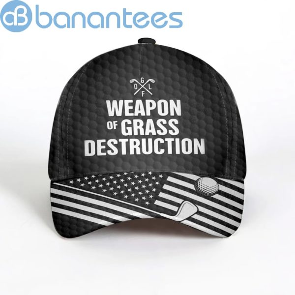 Weapon Of Grass Destruction Golf All Over Printed 3D Cap Product Photo