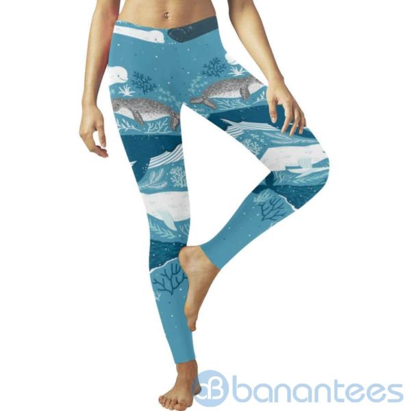 Whale Love Sea Leggings For Women Product Photo