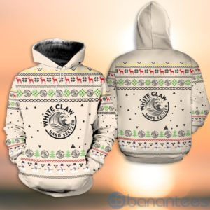 White Claw Hard Seltzer Ugly Christmas All Over Printed 3D Shirt Product Photo