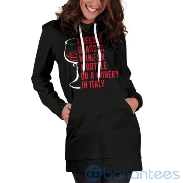 Winery In Italy Hoodie Dress For Women Product Photo
