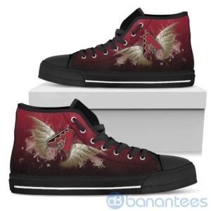 Wings Pattern And Logo Of Arizona Diamondbacks High Top Shoes Product Photo