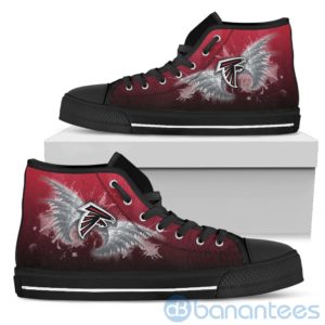 Wings Pattern And Logo Of Atlanta Falcons High Top Shoes Product Photo