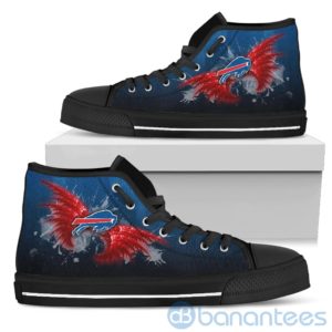 Wings Pattern And Logo Of Buffalo Bills High Top Shoes Product Photo