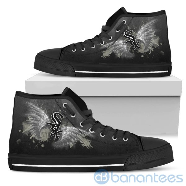 Wings Pattern And Logo Of Chicago White Sox High Top Shoes Product Photo