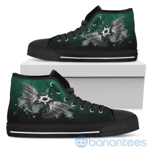 Wings Pattern And Logo Of Dallas Stars High Top Shoes Product Photo