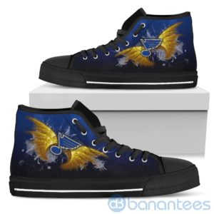 wings pattern and logo of st. louis blues high top shoes 3 IBl4l 300x300 image Wings Pattern And Logo Of St. Louis Blues High Top Shoes Product Photo