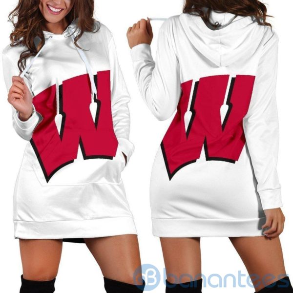 Wisconsin Badgers Hoodie Dress For Women Product Photo